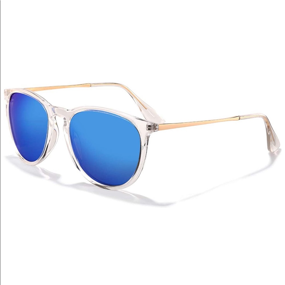 🆕Retro Stye Round Polarized Mirrored 🕶 Suns